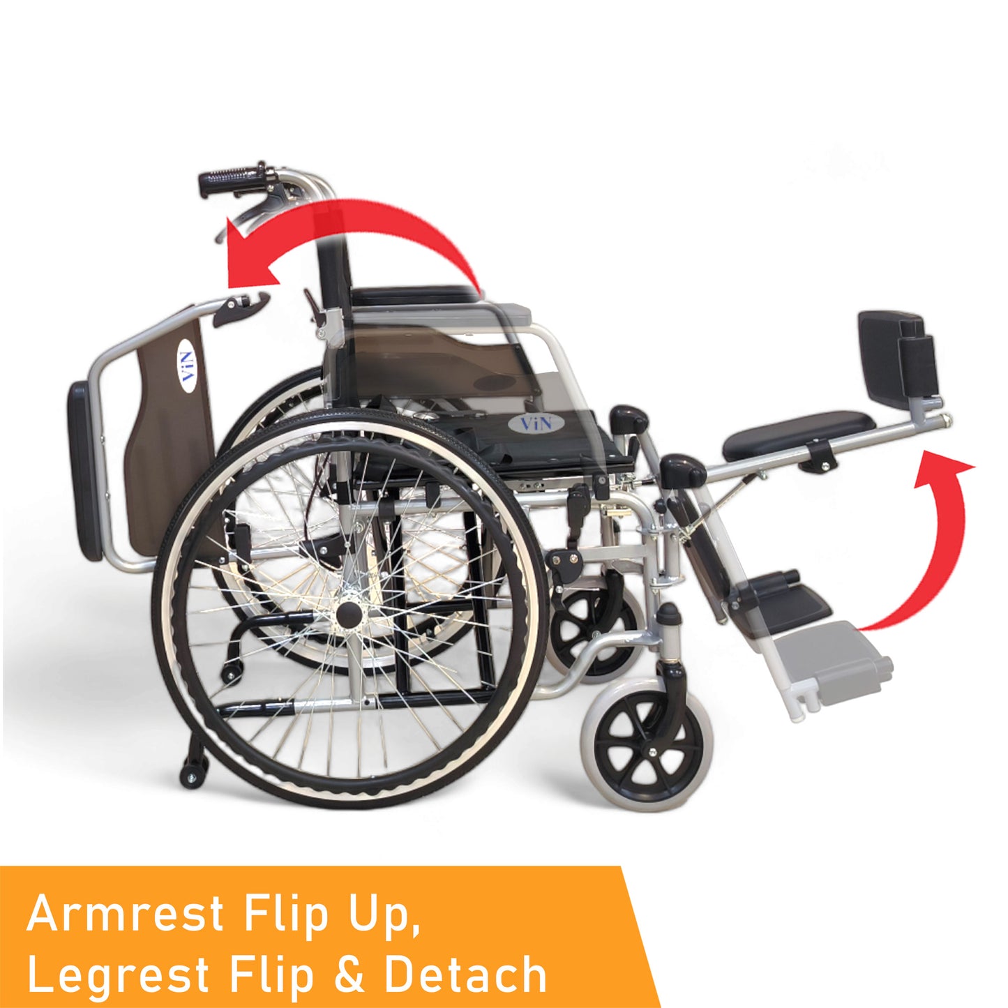 2 Months SGD200 + SGD100 Refundable Deposit - Leg Elevated Wheelchair Rental in Singapore