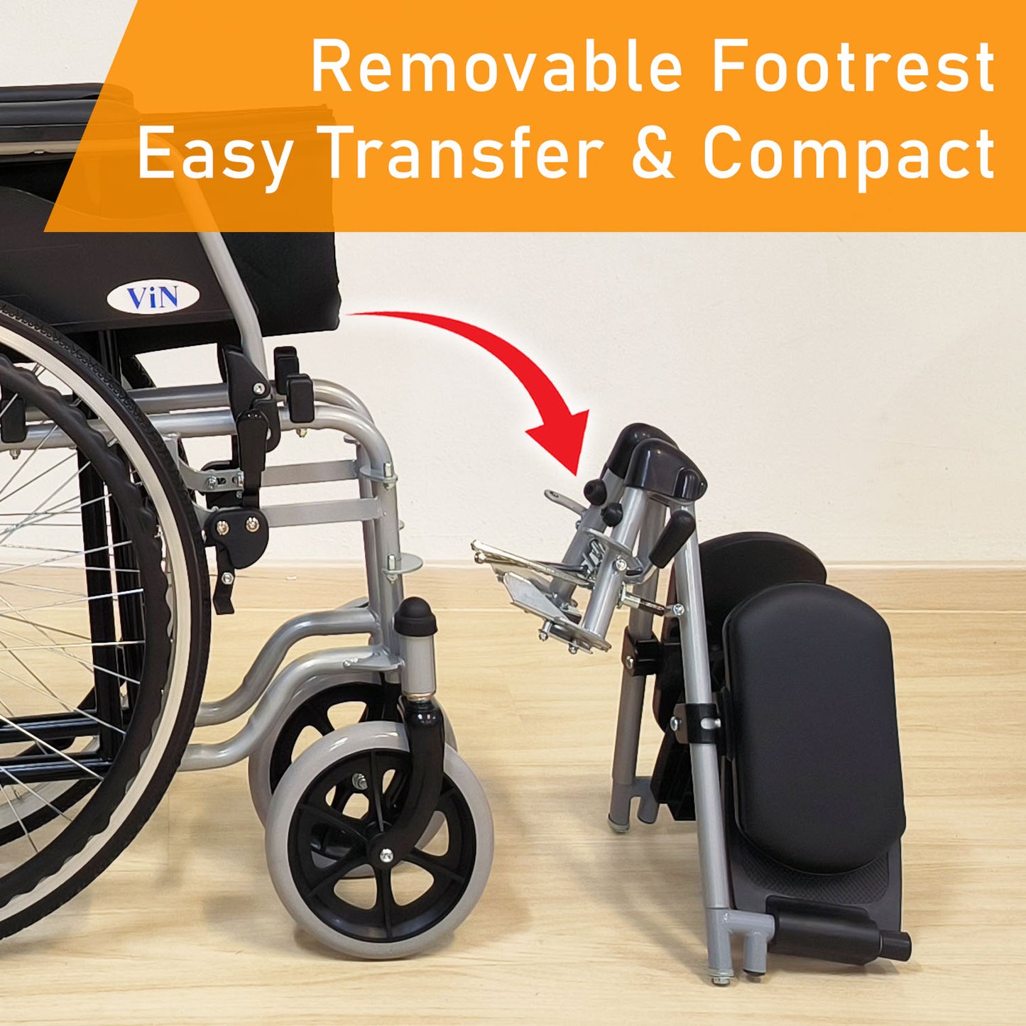 2 Months SGD200 + SGD100 Refundable Deposit - Leg Elevated Wheelchair Rental in Singapore