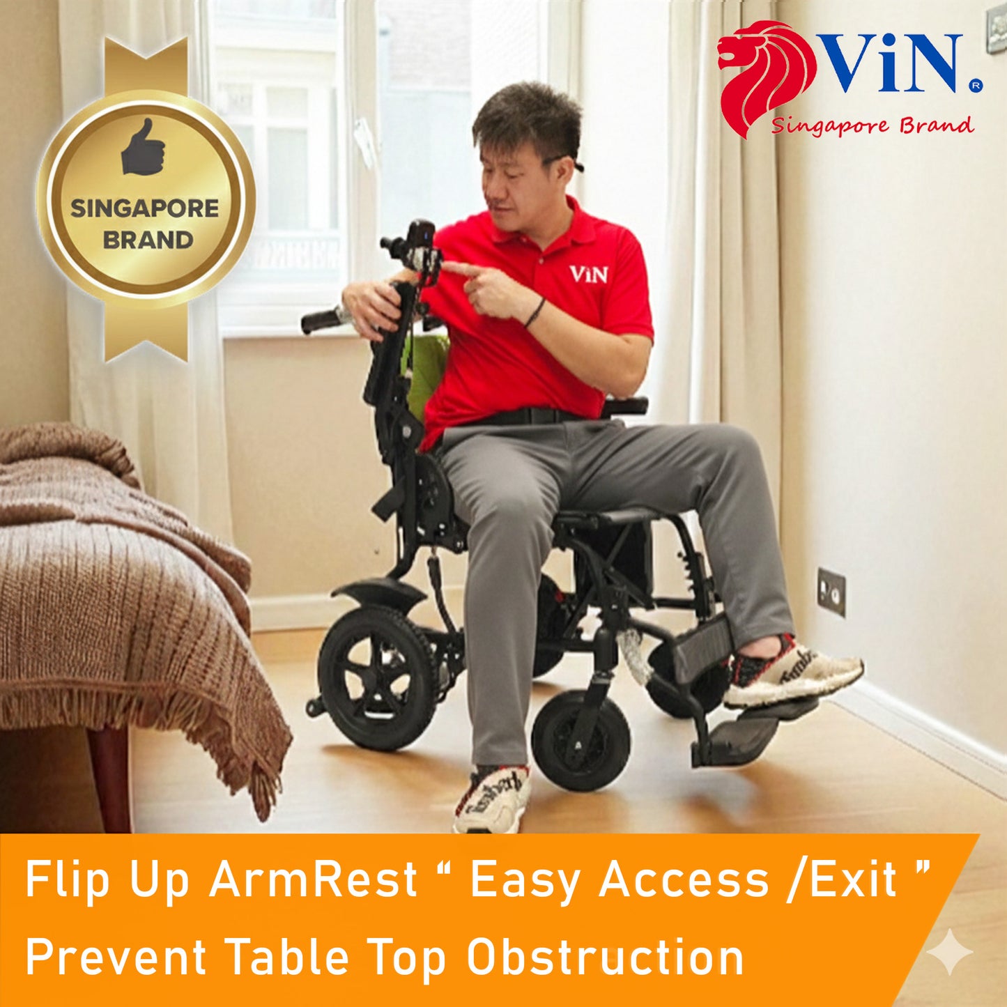 Electric Motorized Wheelchair Rental Singapore